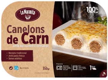 tapas pack la marmita canelones carne zona individual